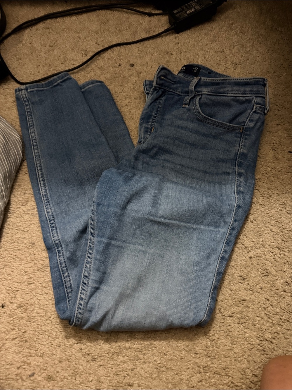 Hollister Women's Medium Blue Skinny Jeans